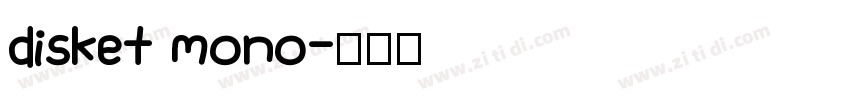 disket mono字体转换